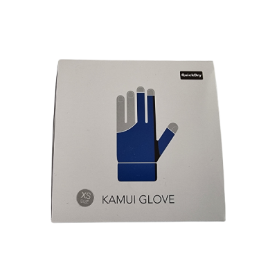 Billard Handschuh Kamui blau Größe XS